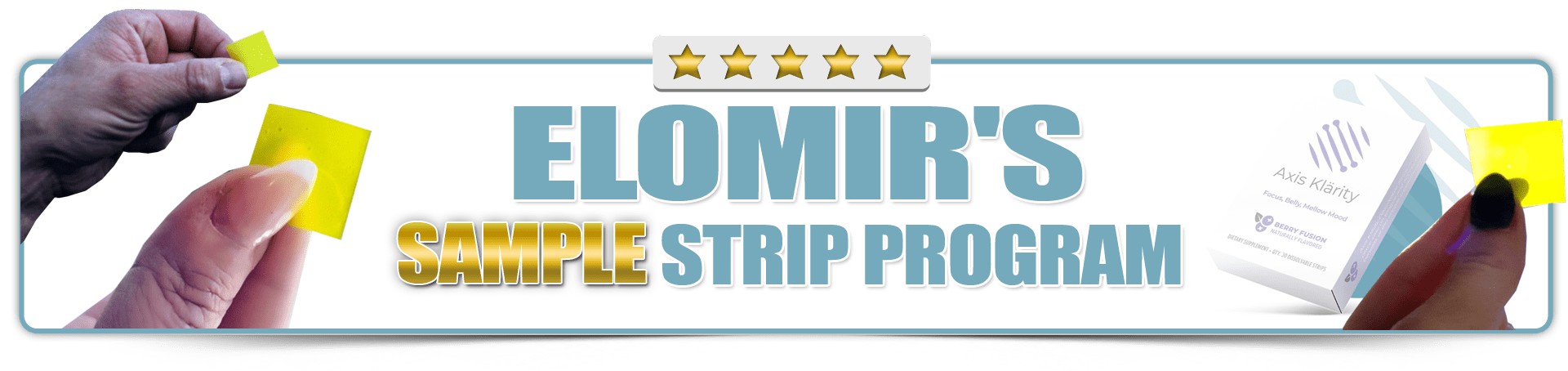 Elomir UK, Elomir United Kingdom, Elomir UK, Sample Strips, Elomir Sample Strips, Axis Klarity Strips, Axis Klarity Sample Strips